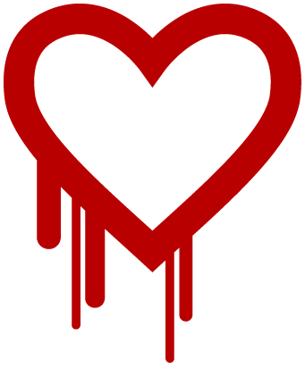 Heartbleed bug logo